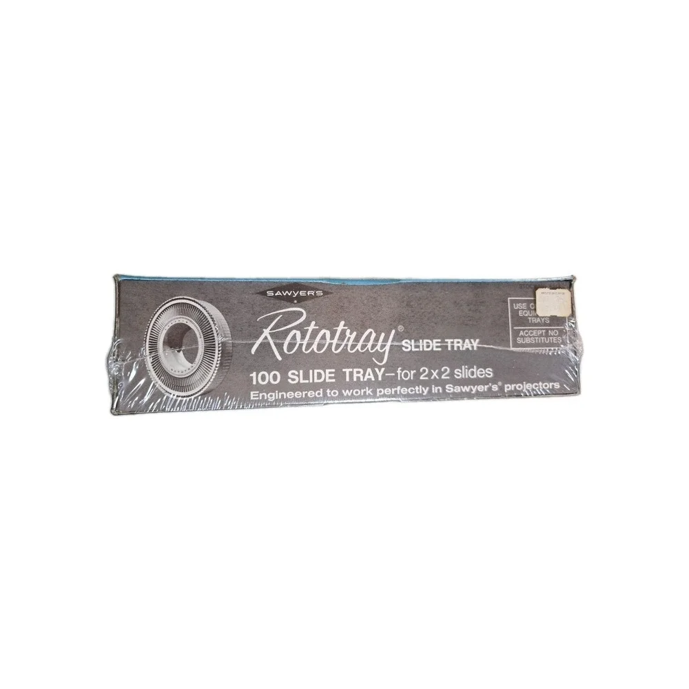 Sawyer's Rototray Rotary Projector Slide Tray 100 2x2, #6214 Brand New Sealed